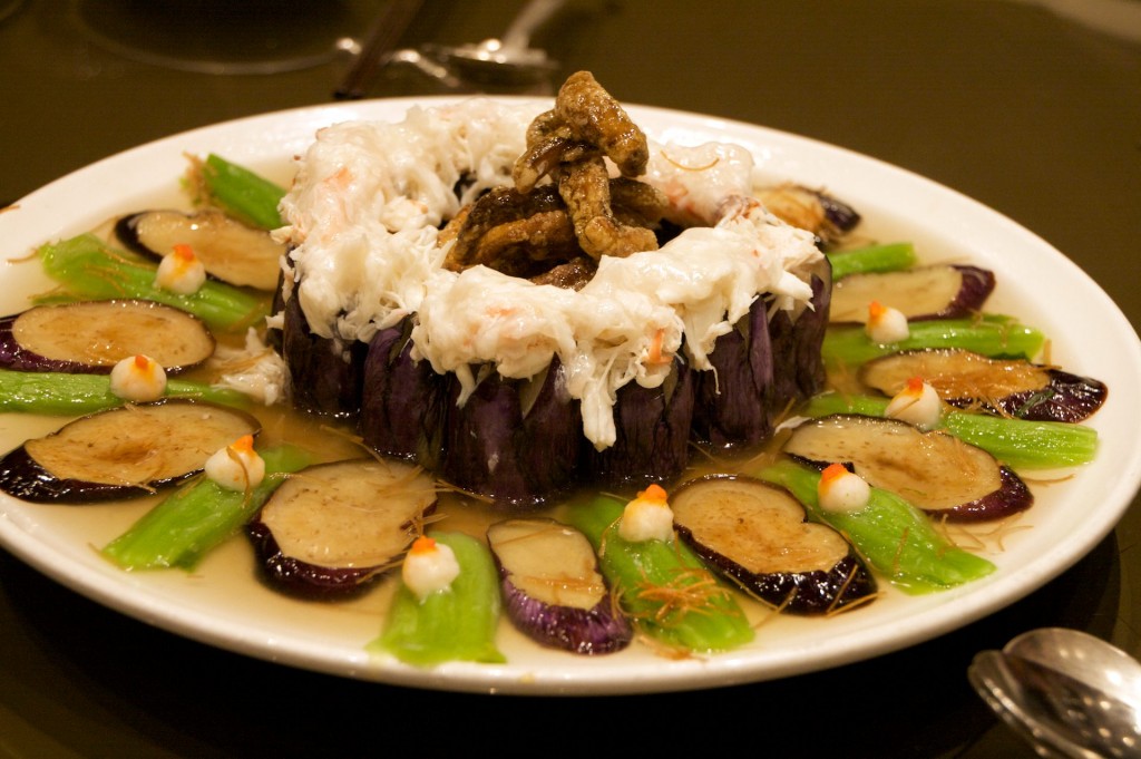 Crab-Stuffed Eggplant