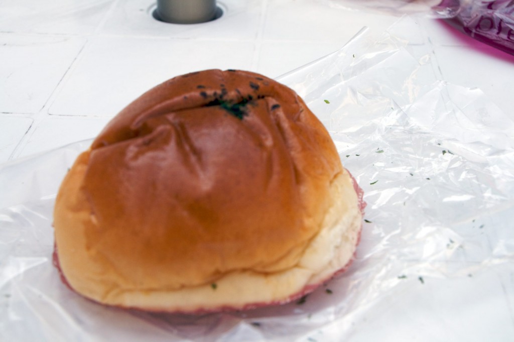 tuna-filled bun
